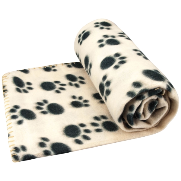 Large Pet Fleece Blanket BEIGE 120x100cm | ZIZ002193_PT0090